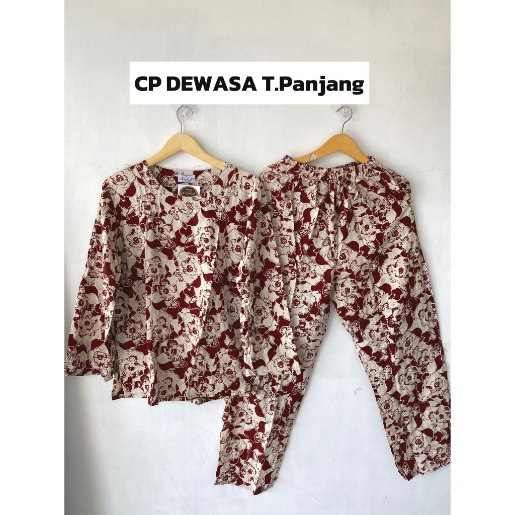 Batik Luza| Setelan Luza Dewasa/Standar Tangan Panjang
