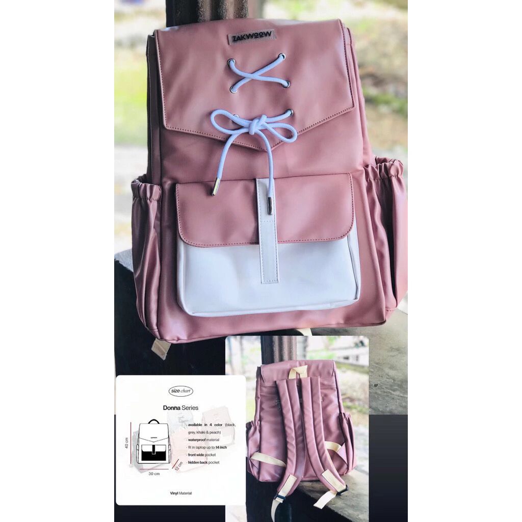 Tas ransel pink