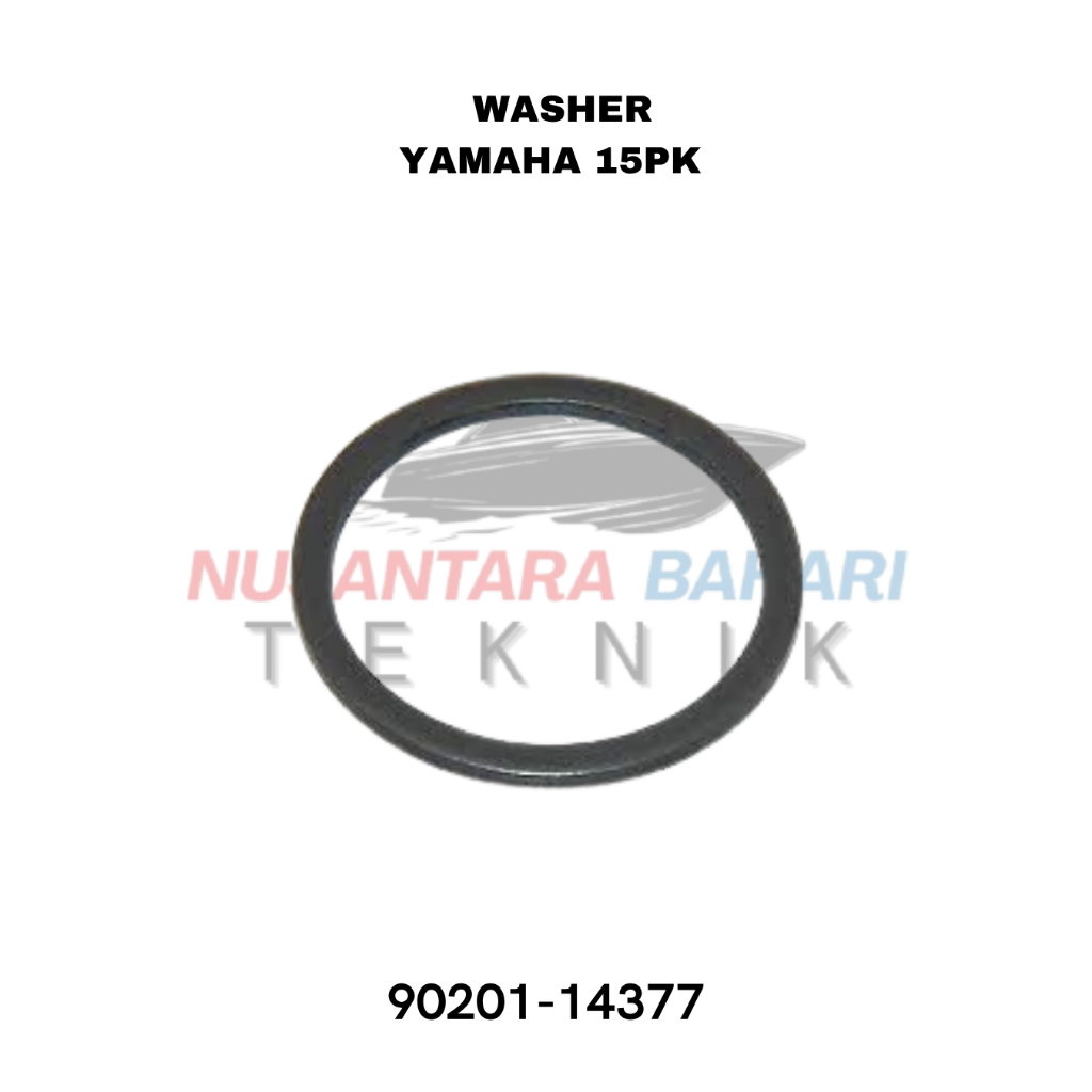 WASHER YAMAHA 15PK 90201-14377 | WASHER PLATE BEARING NEDDLE PIN PISTON SUKU CADANG & SPAREPART MESI