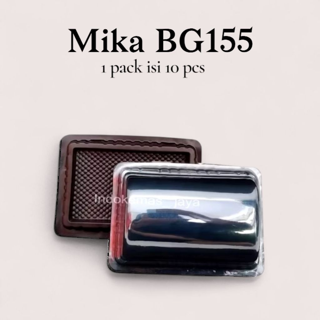 Mika BG155/ Mika Roti Gulung Sedang/ Roll Cake/ Mika Panjang Tutup Cembung/ Mika Kue Panjang