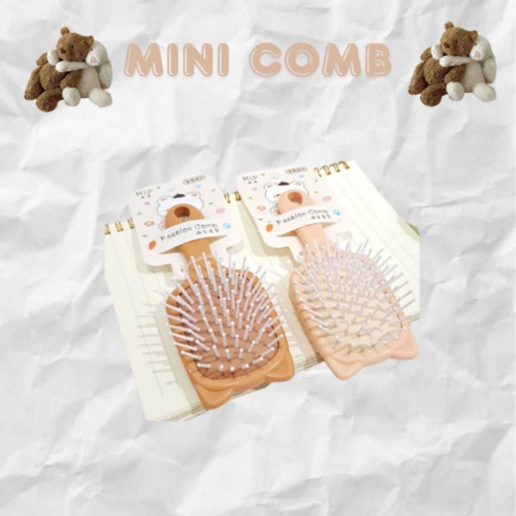 Sisir Mini Lucu Murah Aesthetic Sisir Kecil Travel Portabel Warna Imut