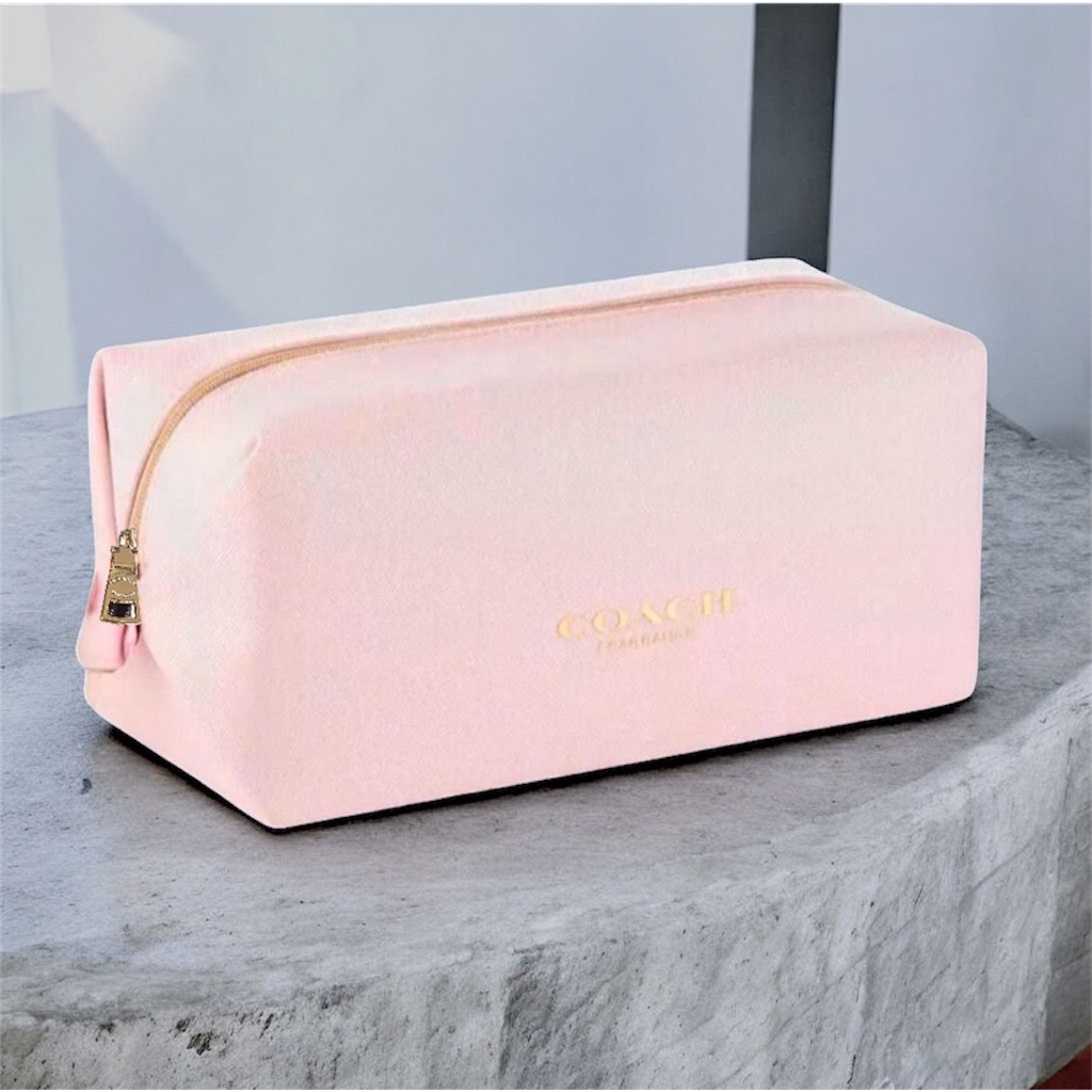 Coach Fragrance Pouch Pink Big Size Original Gift Parfum