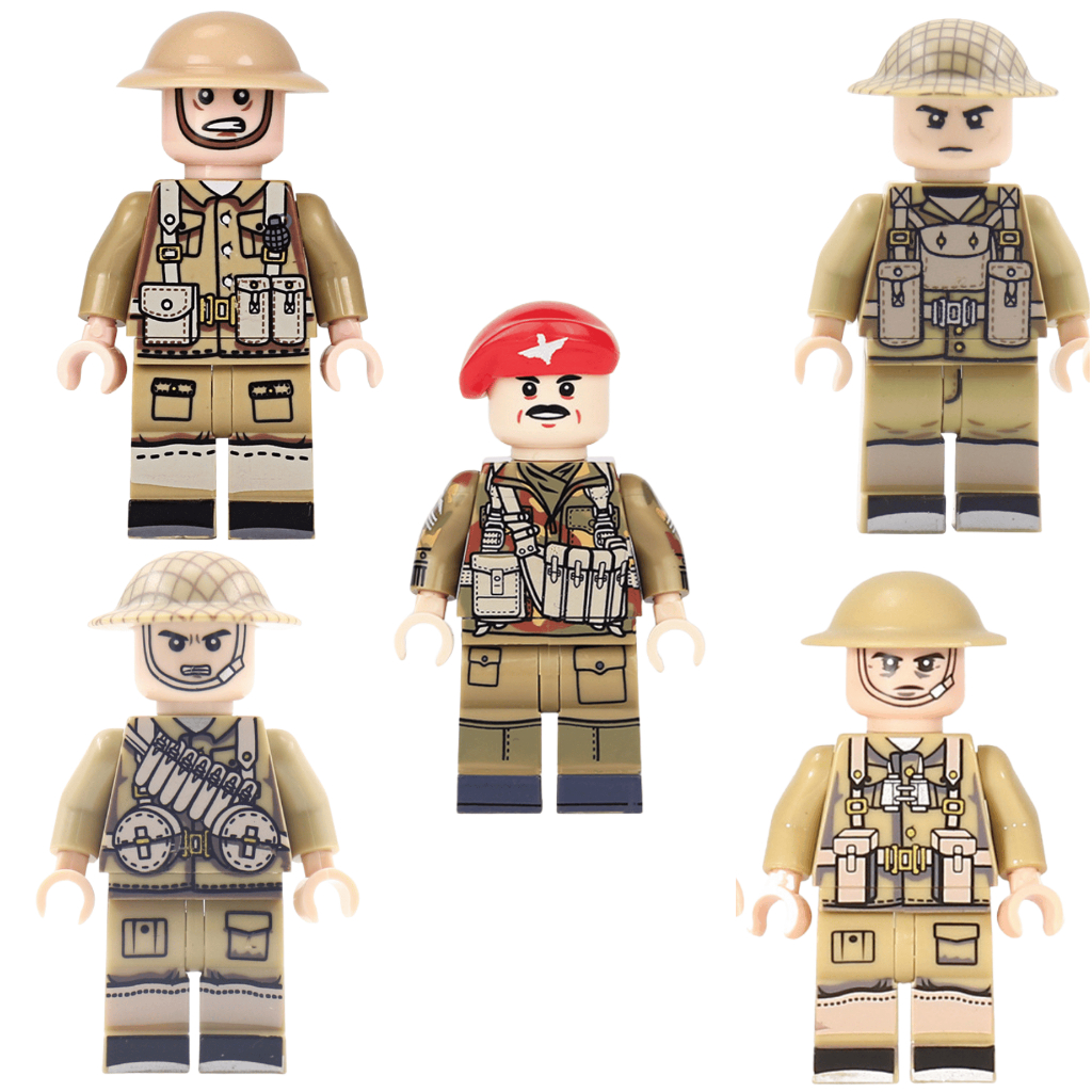 Mainan Action Figure Tentara WW2 British Inggris SAS