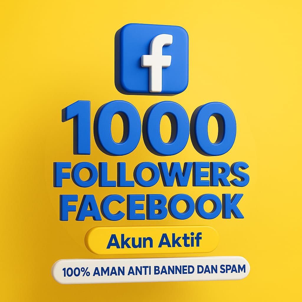 Follower Facebook Pengikut Facebook Real Akun Aktif Profil/Halaman