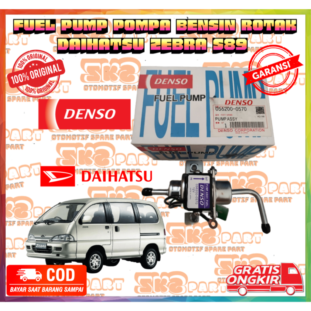 Fuel Pump - Pompa Bensin Rotax Rotak Daihatsu Zebra S89 Original Denso Bergaransi