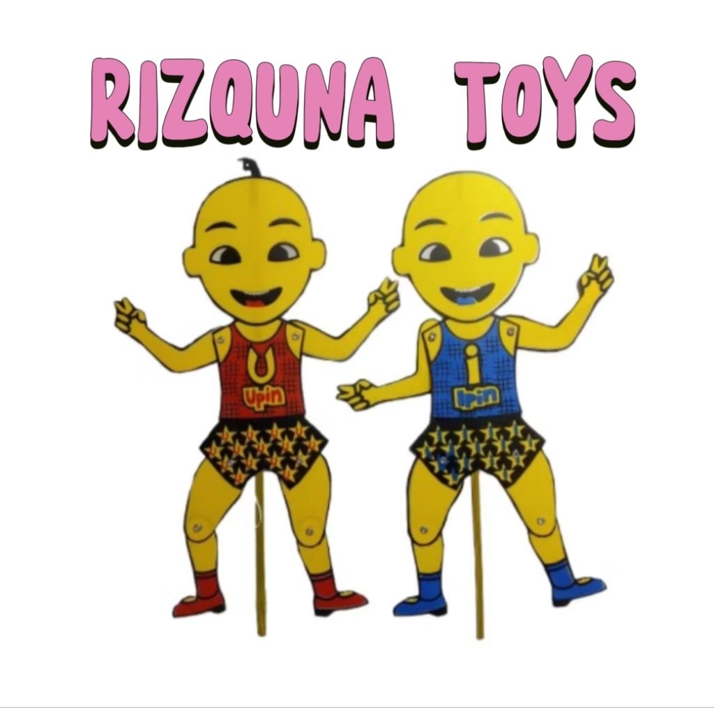 Promo 10 pcs Mainan Wayang Upin ipin