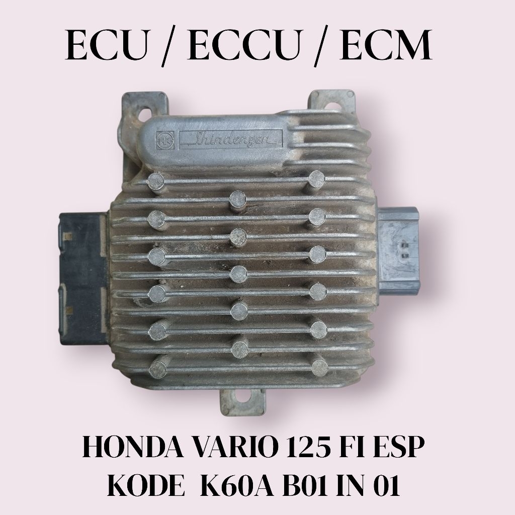 ECU ECCU ECM Honda Vario 125 fi ESP ledkode K60A B01 IN 01