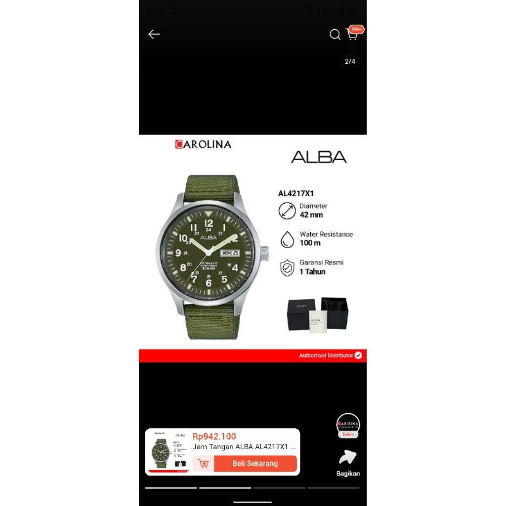 jam tangan pria preloved | jam tangan alba AL4217X1 bekas original