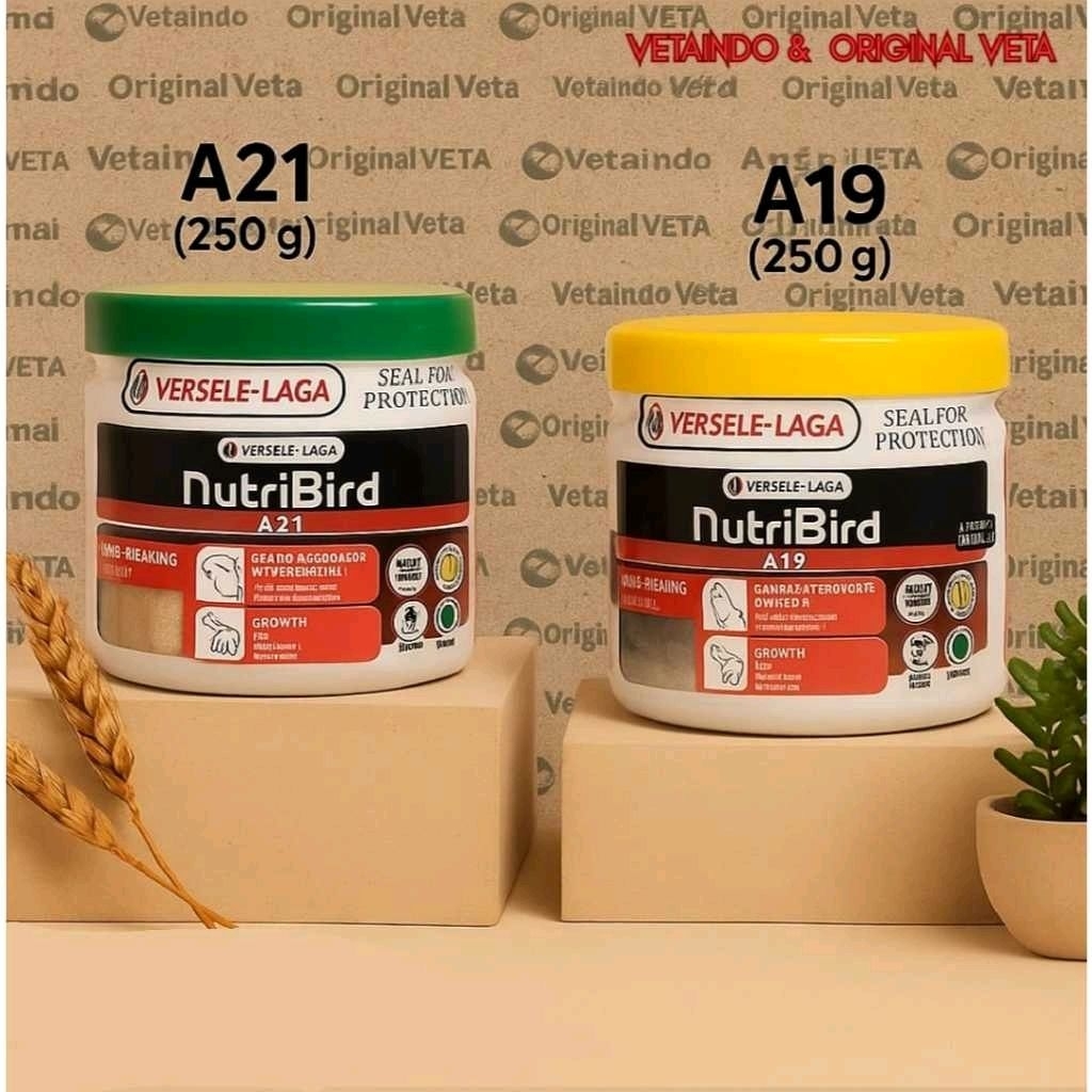 nutribird A21 nutribird A19 kemasan toples original verselelaga
