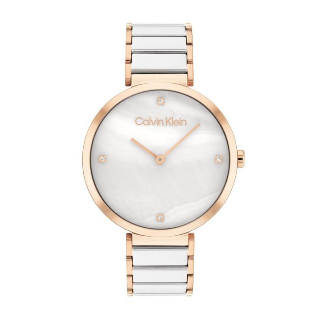 CALVIN KLEIN 25200430 Jam Tangan Wanita Analog Stainless Steel Original CK