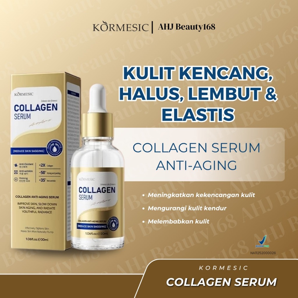 [BPOM] KORMESIC Collagen Serum Anti-Aging 30ml - Collagen Essence Serum Penghilang flek hitam Mencer