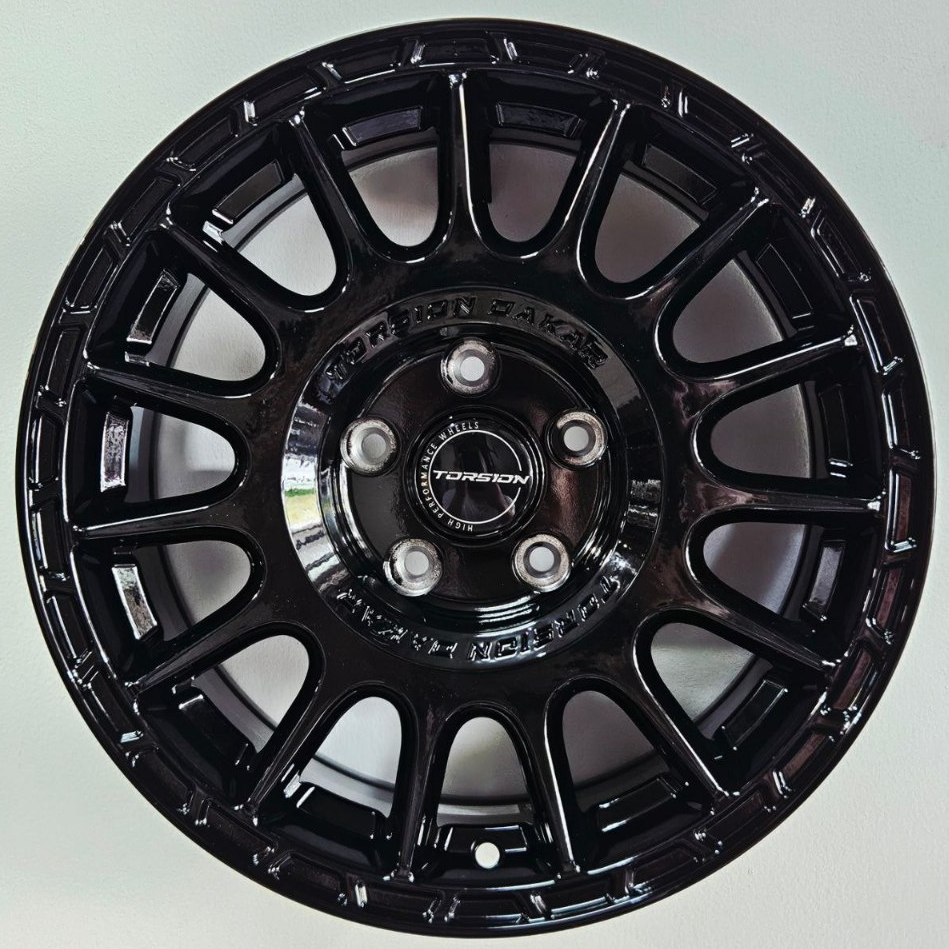 VELG MOBIL ORIGINAL TORSION WHEELS DAKAR R16 x 7 5H 114,3 ET 15 BLACK GLOSS - INNOVA REBORN VENTURER