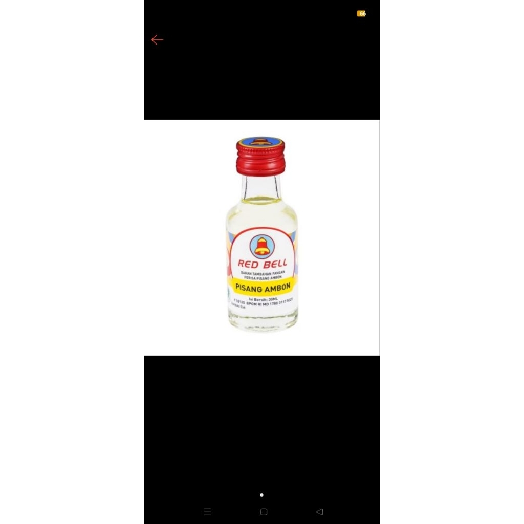 Essence Red Bell Rasa Pisang Ambon 30ml / Perisa Pasta