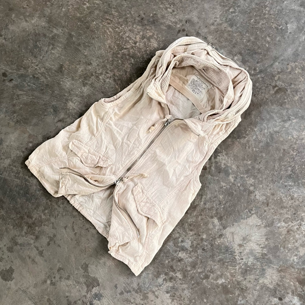 G O A APOCALYPSE CYBER BONO VEST JACKET 2000s GOA