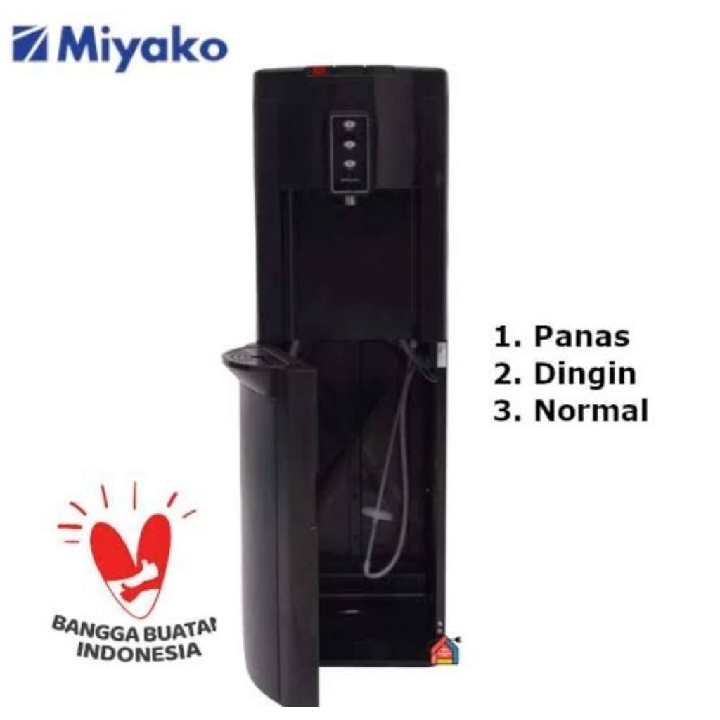dispener galon bawah miyako panas dingin normal dispenser miyako galon bawah panas dingin normal dis