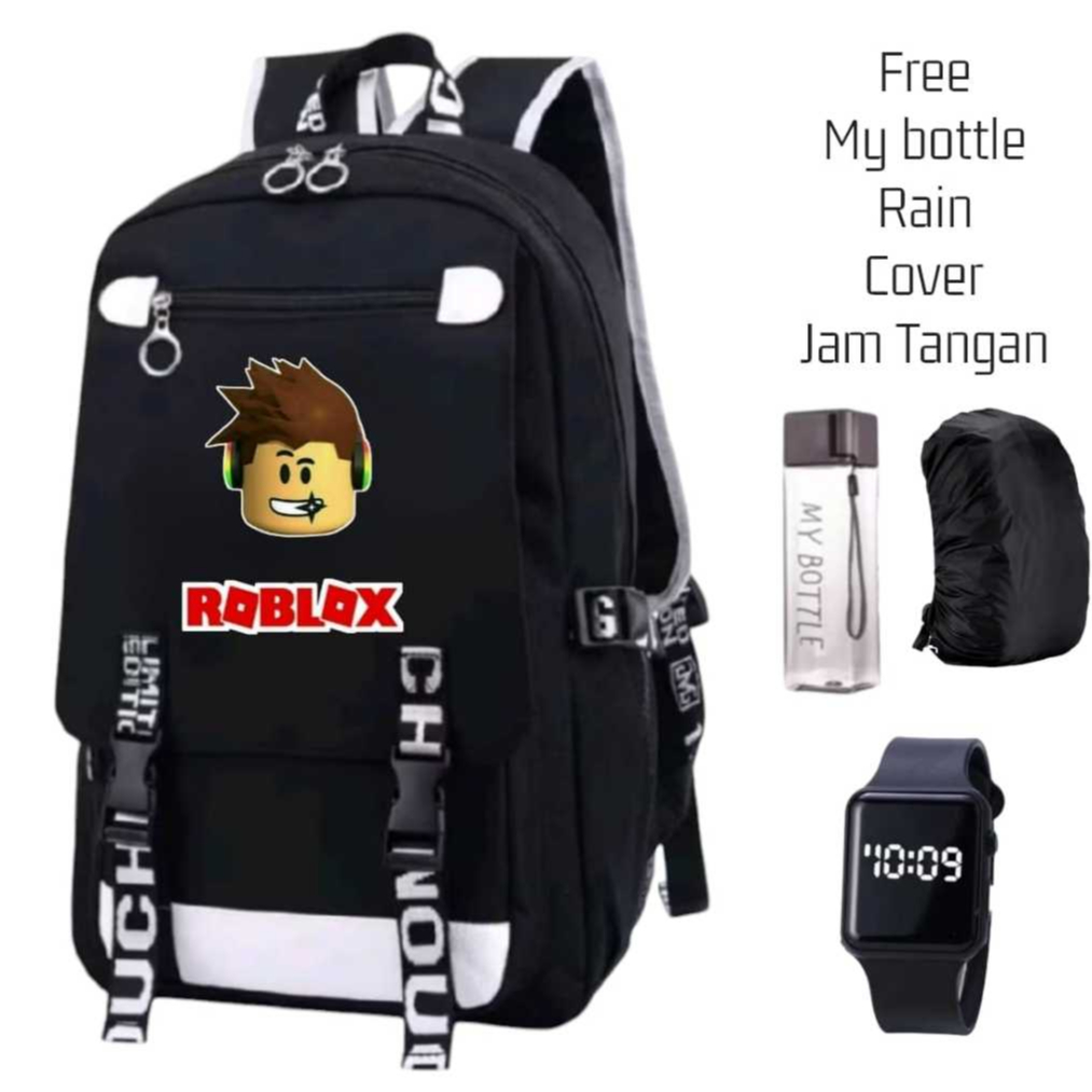 tas anak Roblox-ransel karakter Roblox-tas sekolah TK SD-ransel anak game Roblox