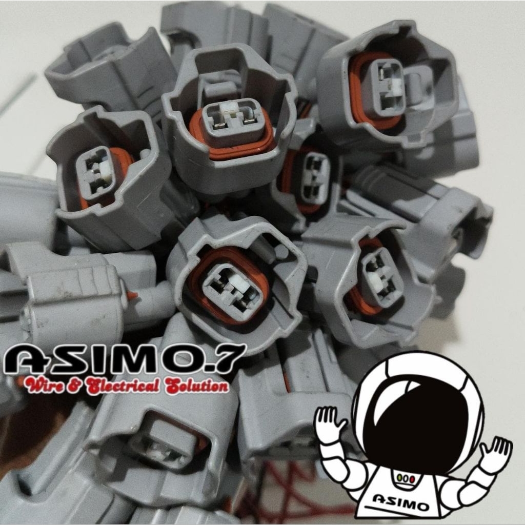 kabel Soket socket konektor injektor injeksi pin 2 original suzuki fi new nex II satria f fu gsx ban