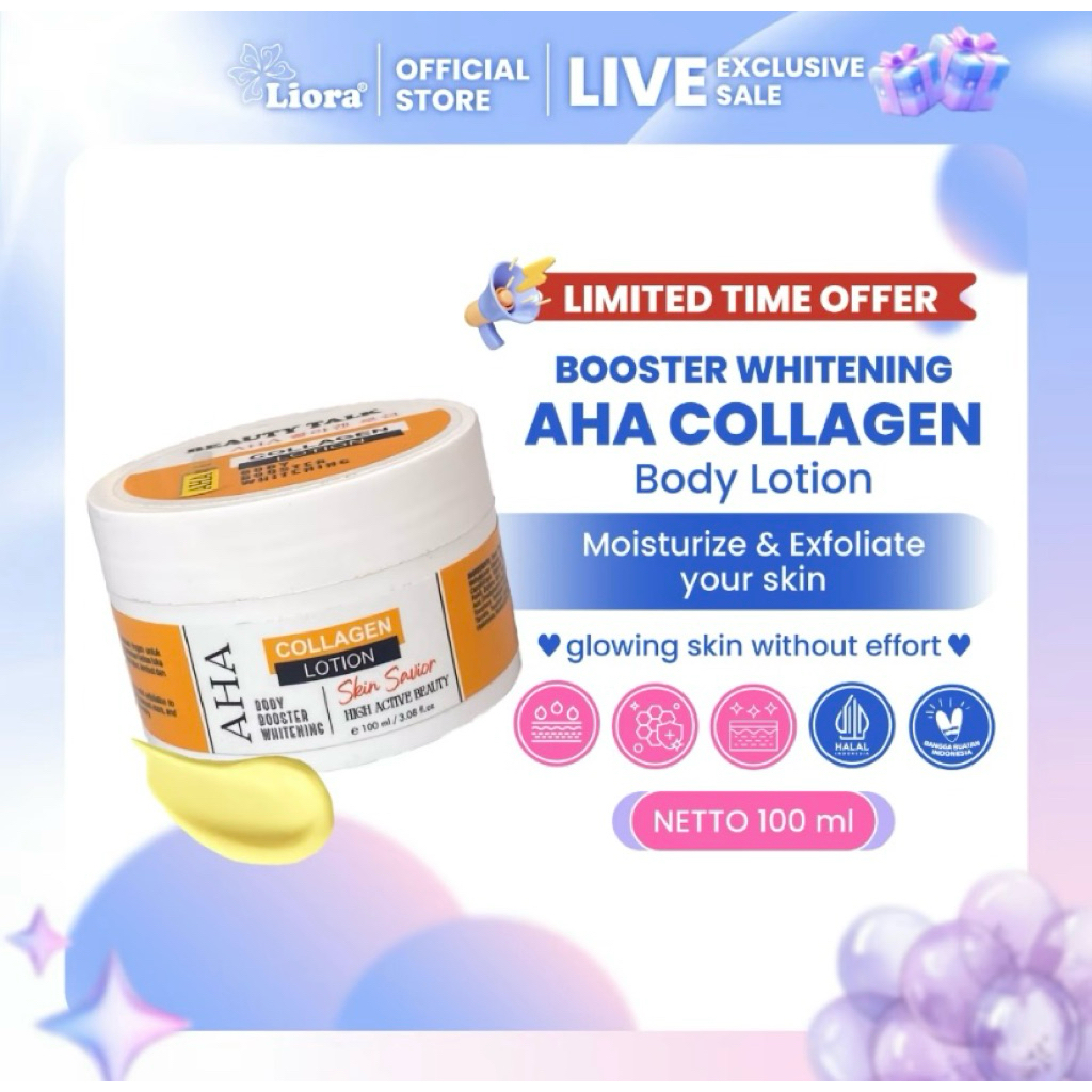 BEAUTY TALK-AHA COLLAGEN BODY BOOSTER 100ml ori