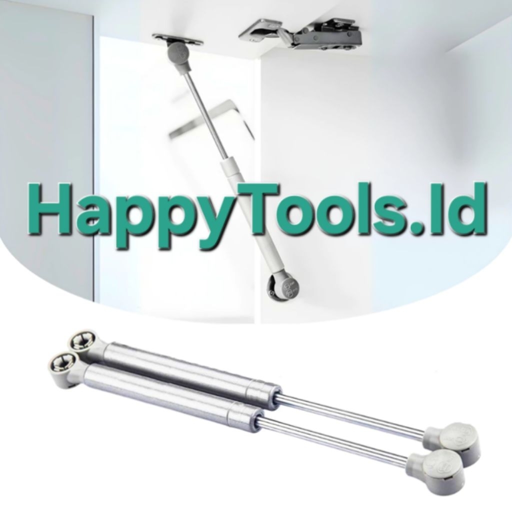 (Per Kotak 25 Pcs) Huben Gas Spring Hidrolik GS-100N untuk Jok Motor, Kitchen Set, Lemari, Kap Mesin