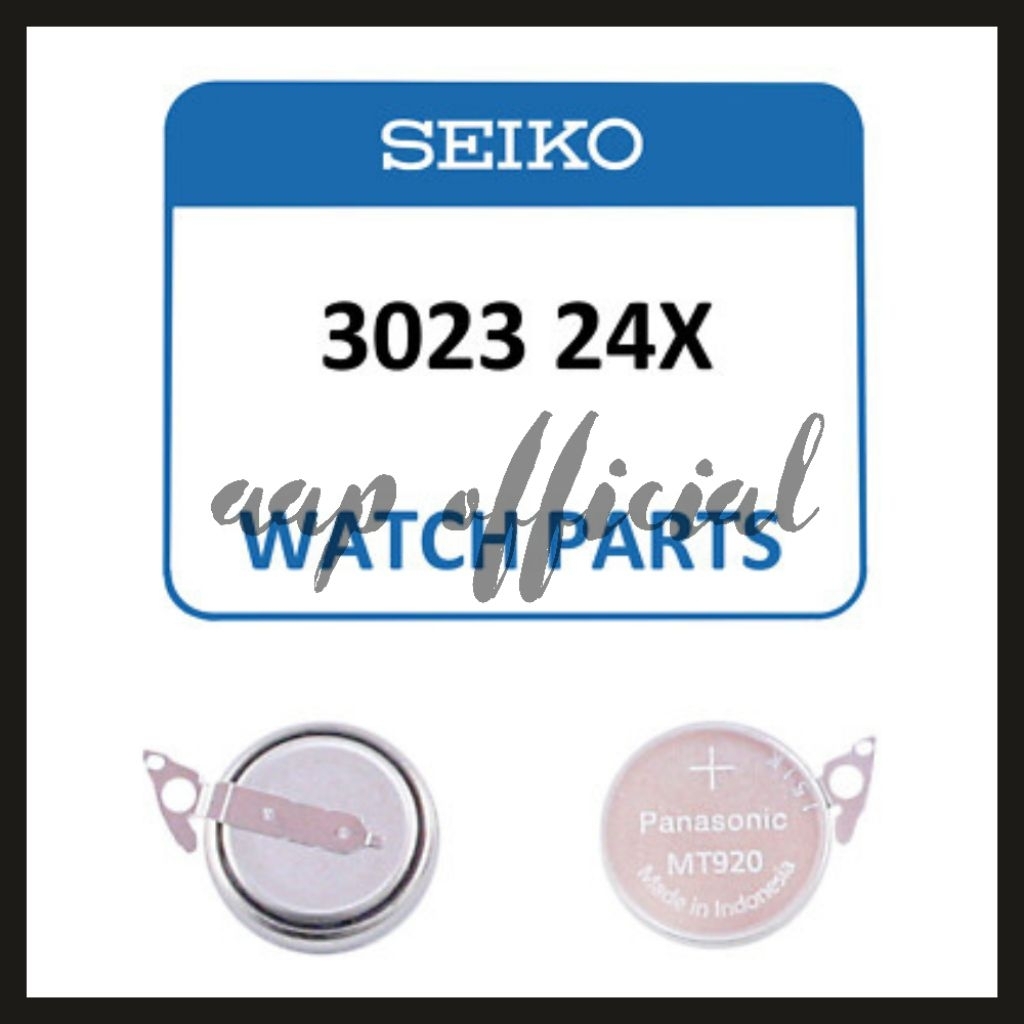 Baterai Jam Tangan Seiko 3023 24X Kapasitor Watch Parts 3023 24X Original
