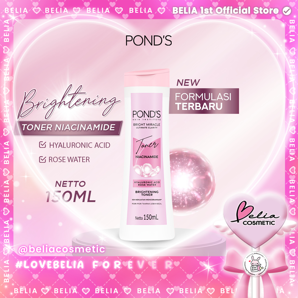 ❤ BELIA ❤ PONDS Bright Beauty Brightening Toner 150ml | with Niacinamide