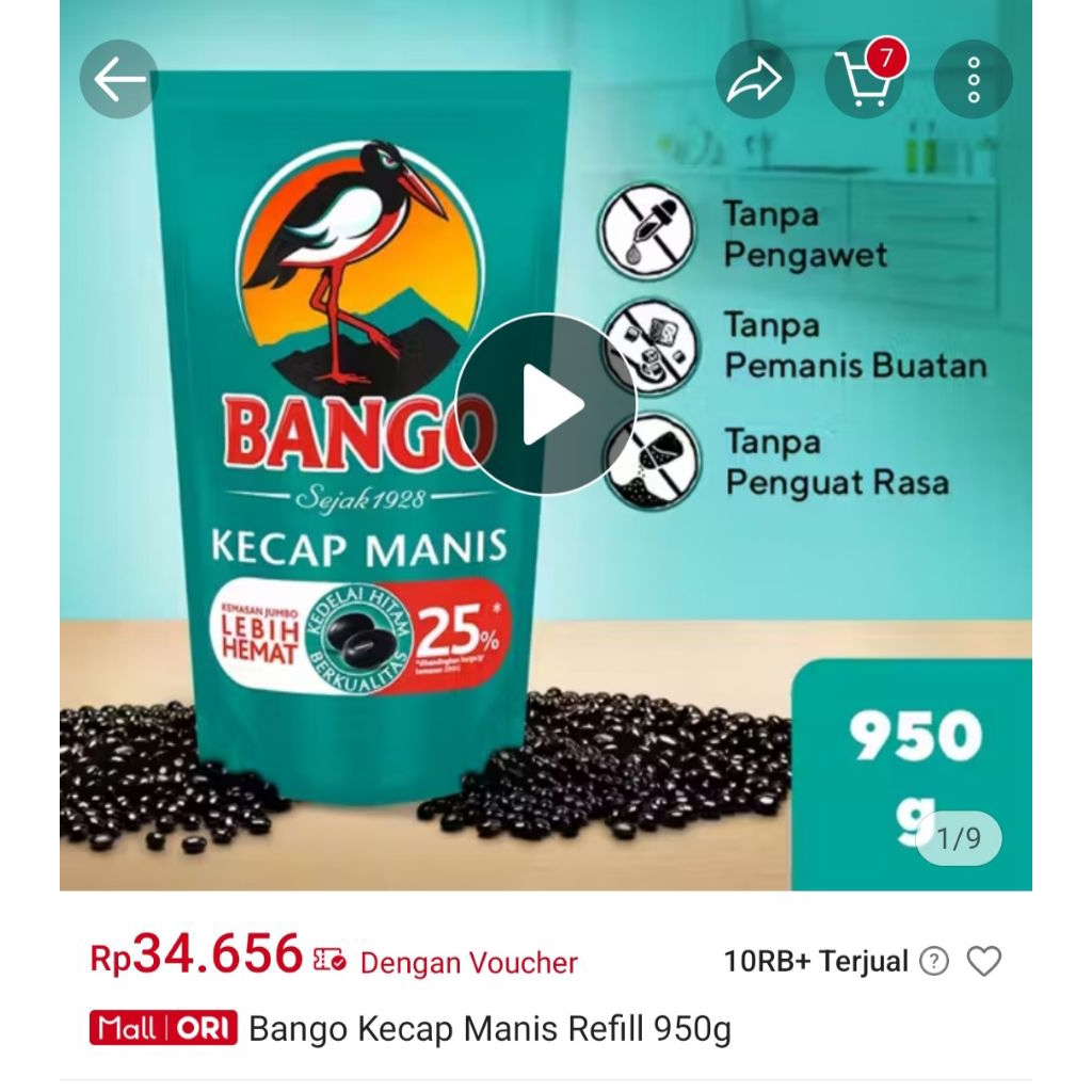 kecap bango 950ml