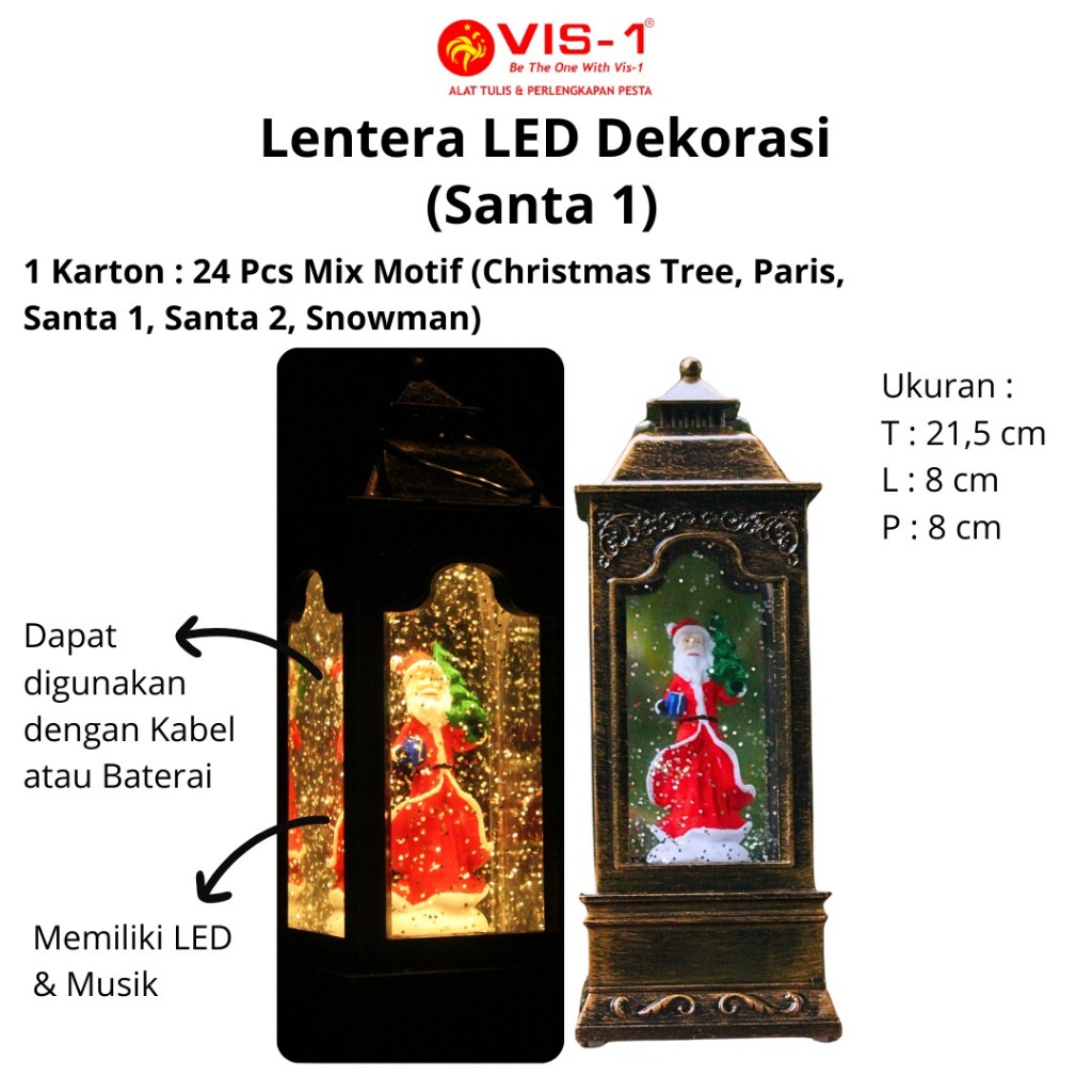 Lentera LED Dekorasi