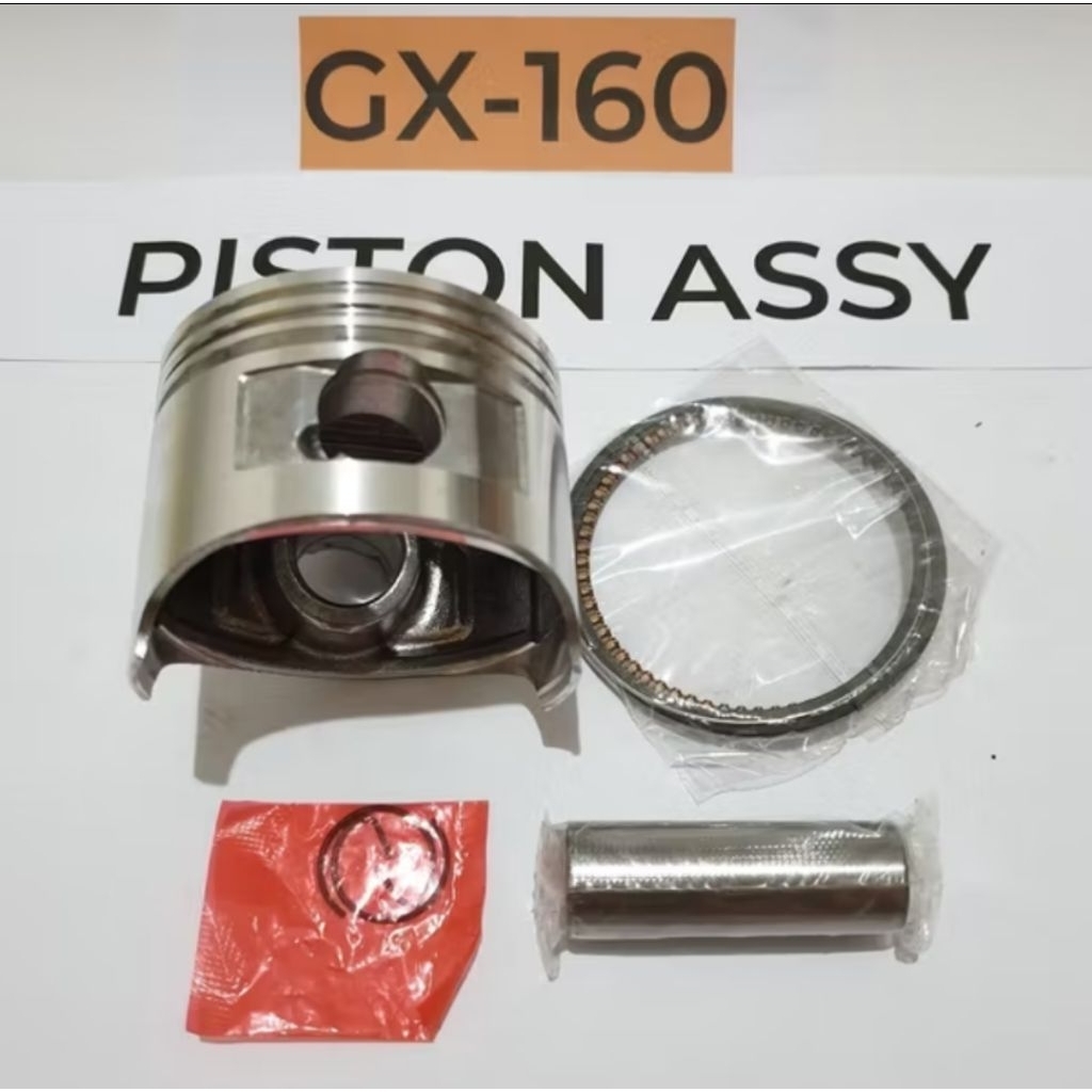 Piston Set + Ring GX160 & GX200 | Piston Kit Mesin Honda/China GX 160 200