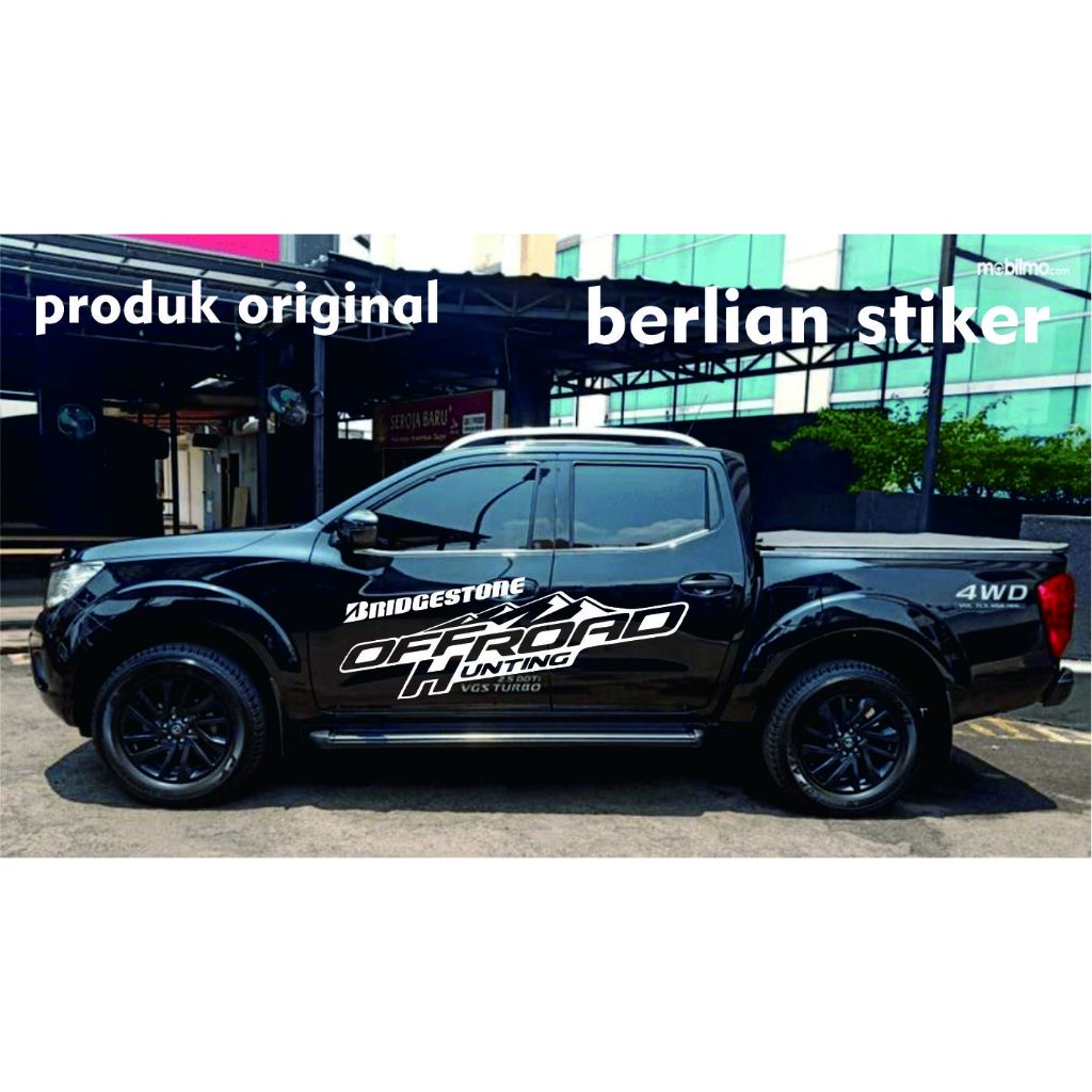 promo stiker mobil nissan navara hilux triton cutting stiker lis bodi samping terbaru keren fotd dma