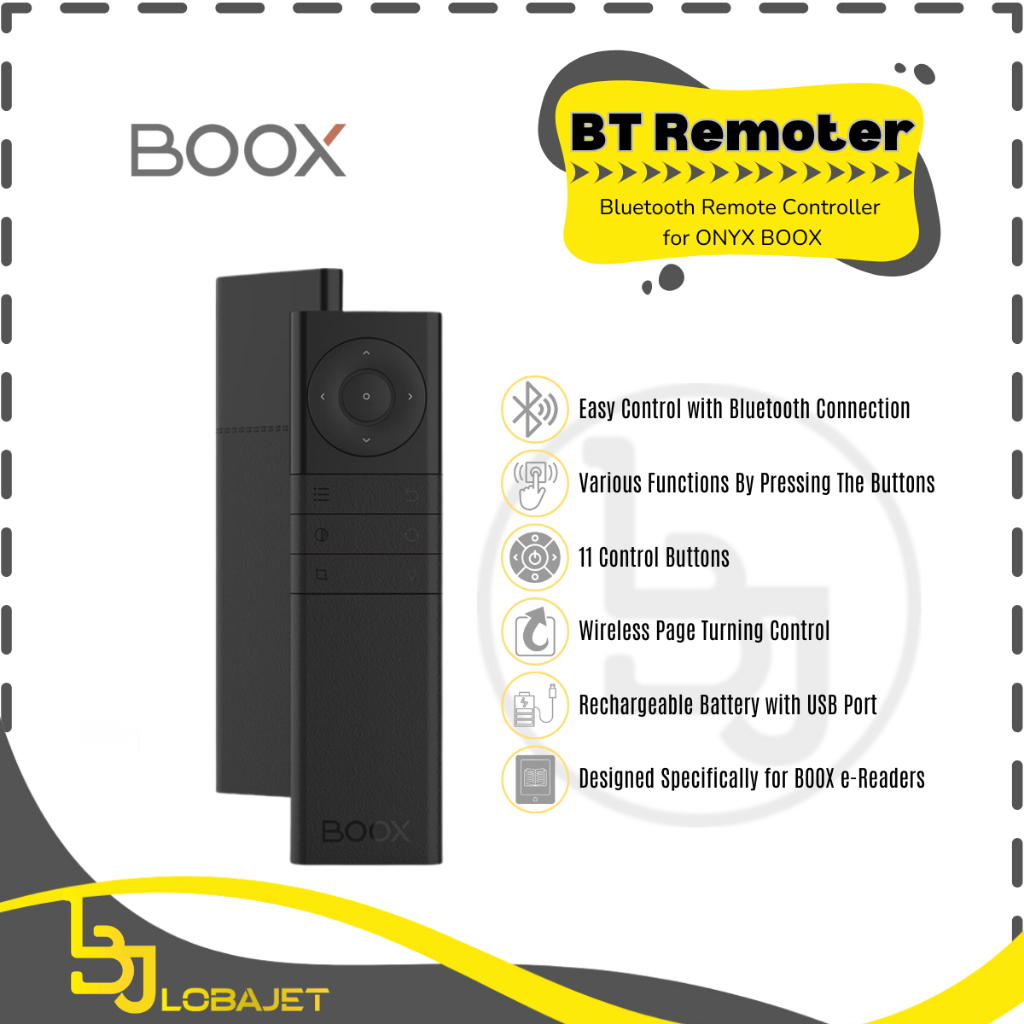 BOOX BT Remoter - BOOX Bluetooth Remote Controller for ONYX BOOX - Kompatibel Android & iOS
