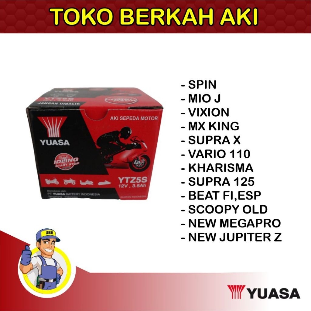 AKI YUASA YTZ5S 100%ORIGINAL