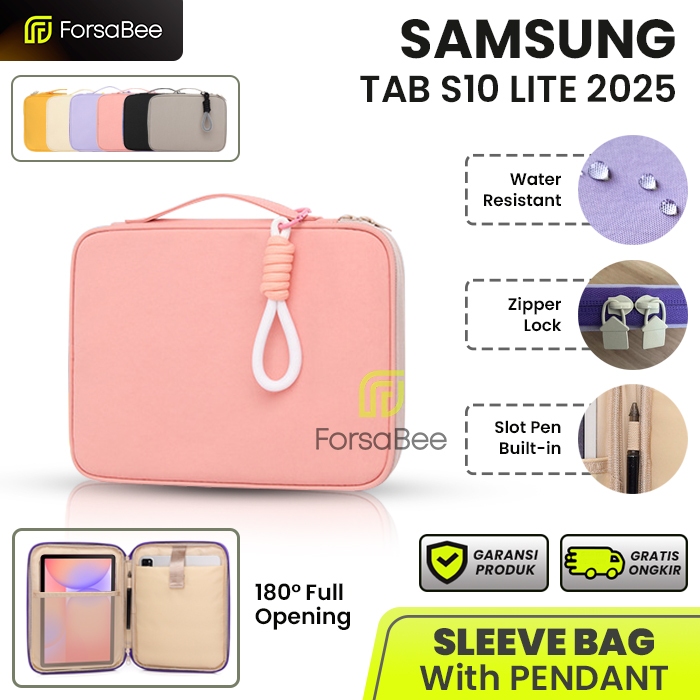 FORSABEE - Tas untuk Samsung Galaxy Tab S10 Lite 10.9 Inch 2025 Wifi 5g Tablet Ai X400 X406 Sleeve P