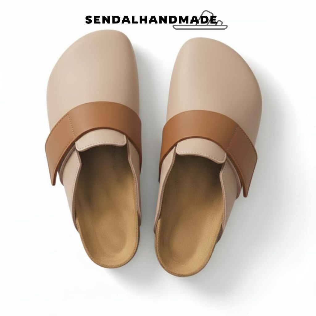 KAI SENDAL HANDMADE JUMBO SENDAL BIG SIZE TWO TONE SIZE 36-46 BMUNISEX BISA BUAT COWOK & CEWEK