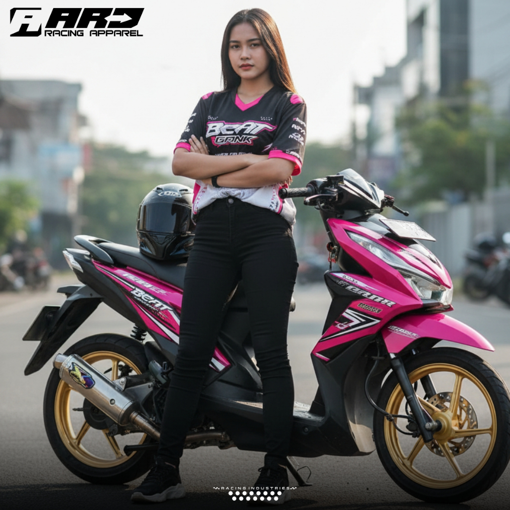 ARD-Terbaru Jersey Racing Beat Gank/Baju Motor/Kaos Beat Gank