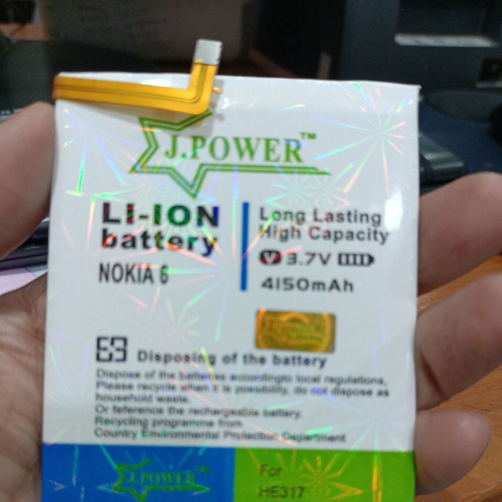 baterai tanam Nokia 6 // Nokia 6,1 +