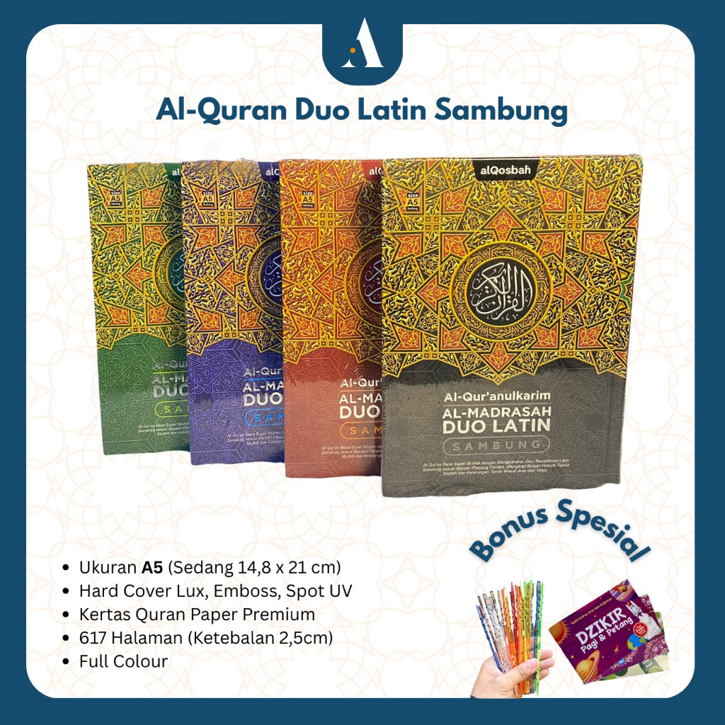 Al Quran Duo Latin Sambung A5