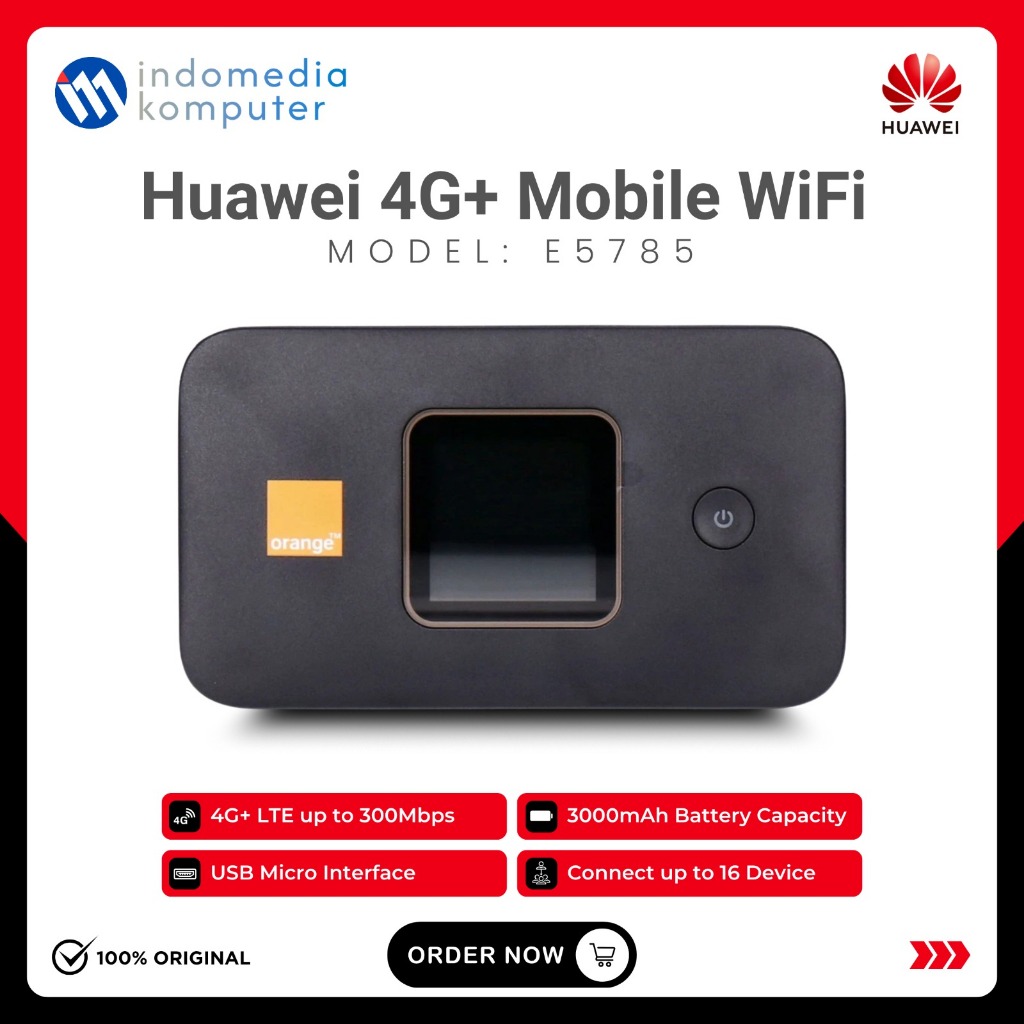 MODEM HUAWEI E5785 4G+ 3000MAH PORT MICRO MODEM HUAWEI E5785 4G+ 3000MAH PORT MICRO