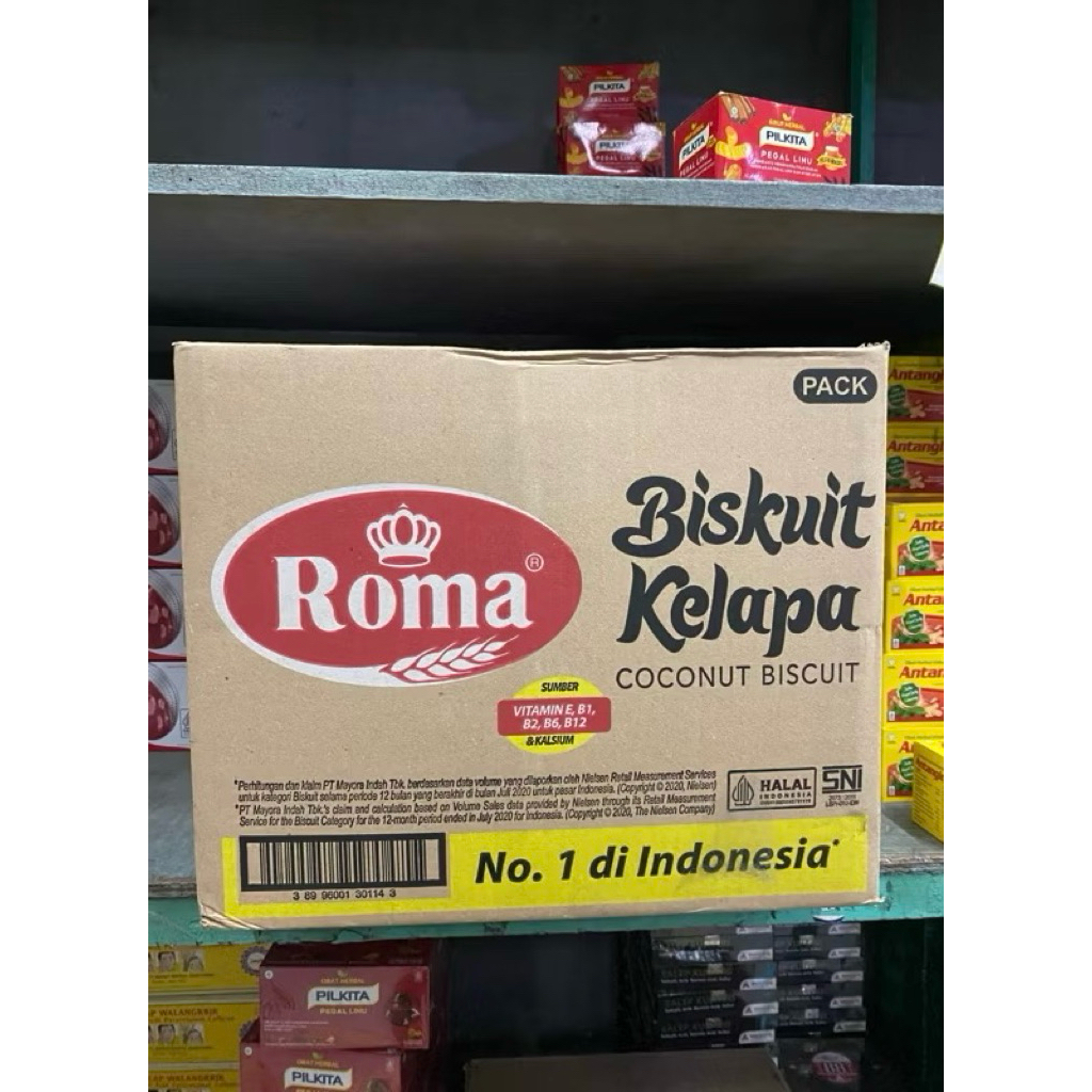 BONUS 1 BAG ✨ ROMA KELAPA 1 DUS ISI 4x7x300gr (HARGA TERMURAH)