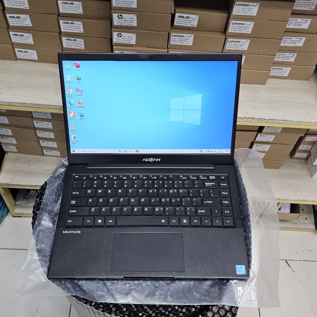 Laptop Advan Soulmate RAM 8GB SSD 128GB GEBERASI TERBARU MODEL SLIM