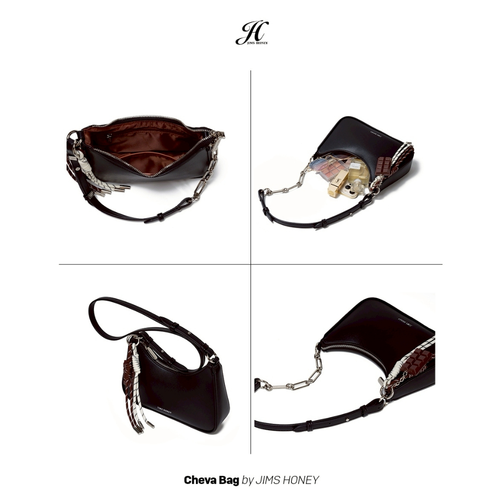 JIMS HONEY CHEVA BAG Tas Selempang dan Hand Bag Wanita Slingbag Cewek Jimshoney Trendy Elegan Kulit