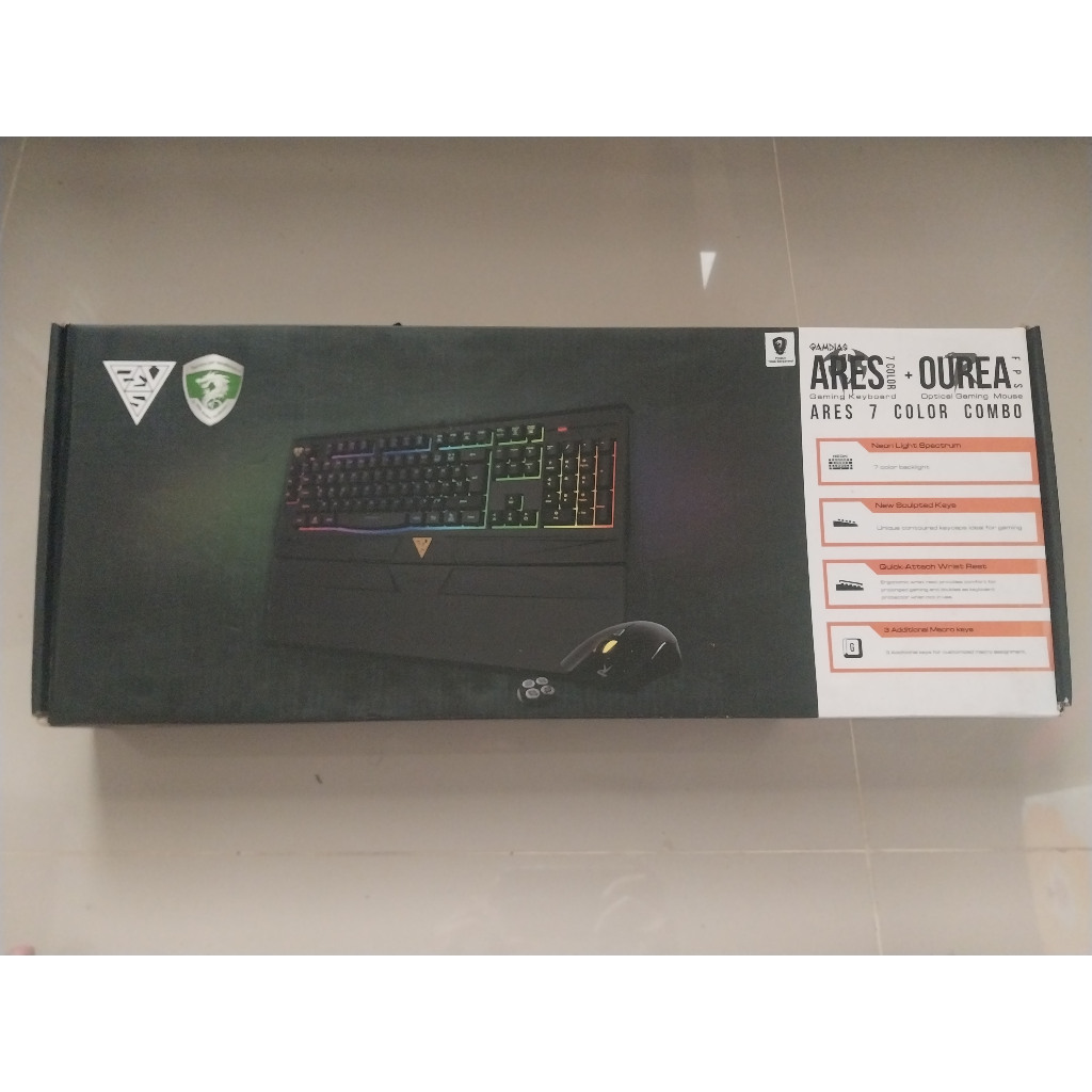 Keyboard Gaming RGB Gamdias ARES Membrane