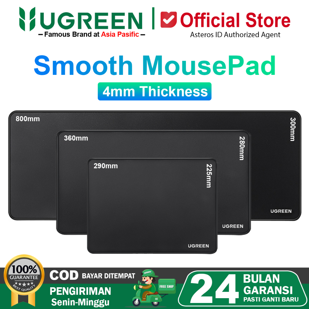 UGREEN Mouse pad Gaming PU Leather Waterproof Anti Slip 90564