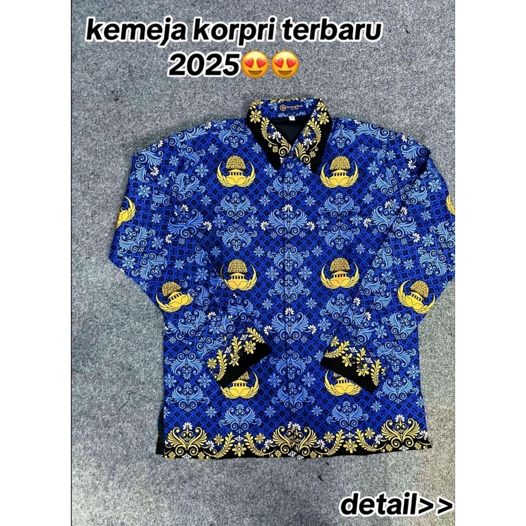 Seragam Baju Korpri Kualitas Premium Grade A – Bahan Adem dan tebal, Jahitan Halus rapi, Gratis Ongk