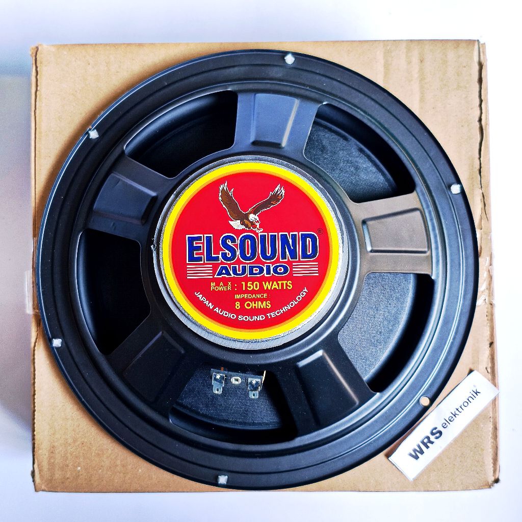Speaker spiker 10" inch Elsound audio woofer 8ohm 150watt