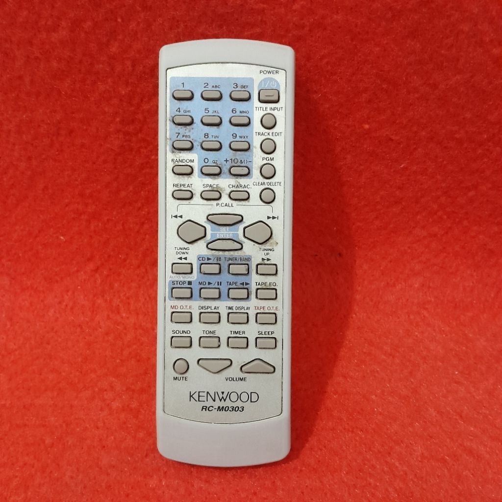 Remote Remot Tape Compo KENWOOD Original Asli . RC. - M0303 .