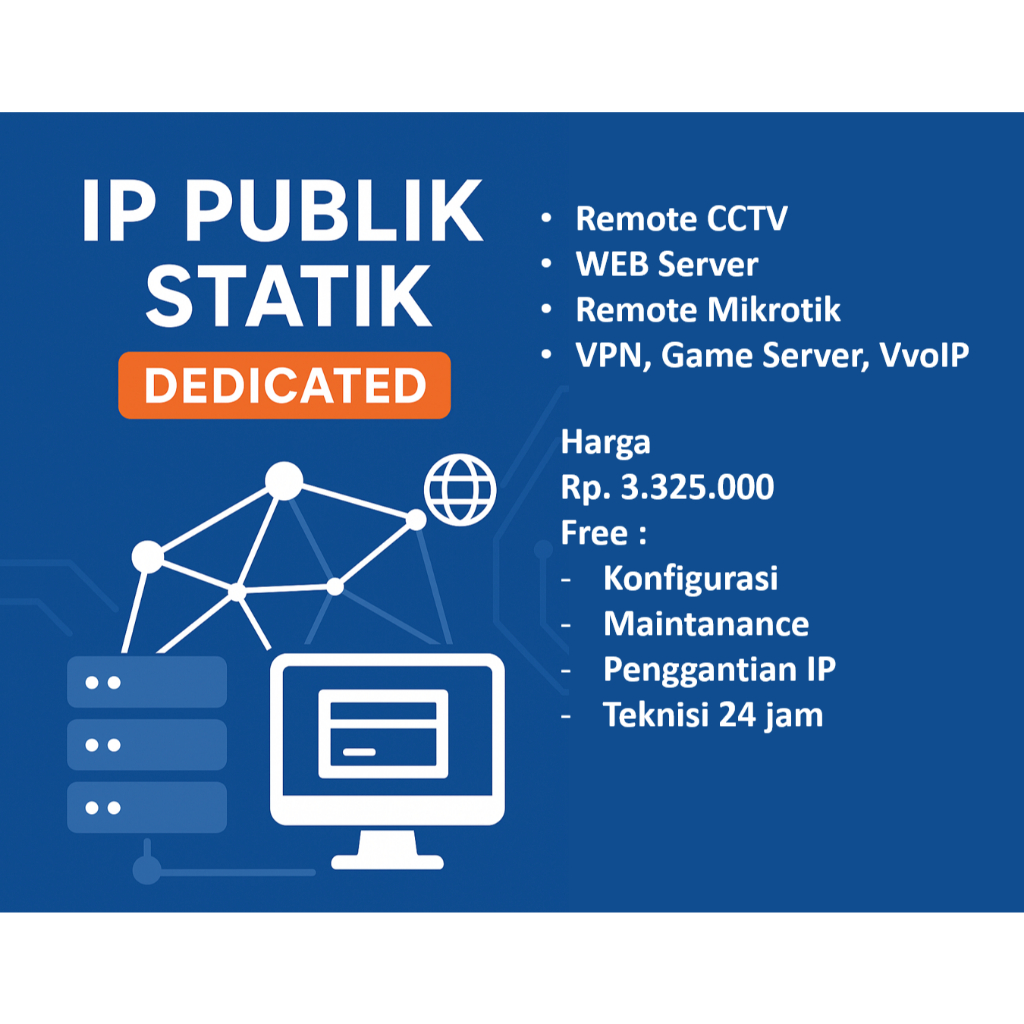 IP PUBLIK STATIK DEDICATED