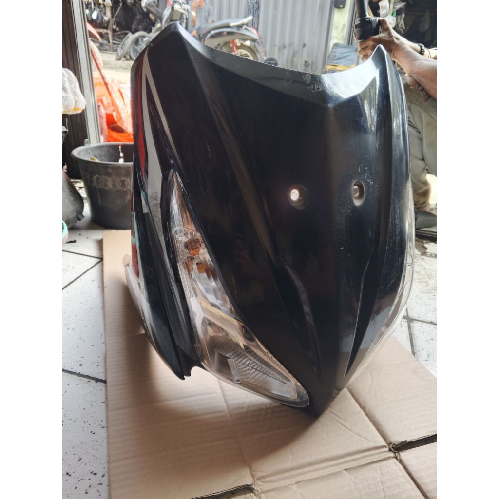 Tameng Reflektor Lampu Depan Honda Vario Fi 110Led Stater Kasar Original Copotan
