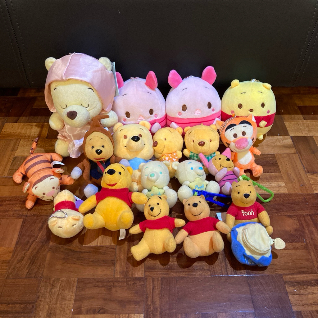 [START 20K] Winnie The Pooh Keychain | ganci gantungan kunci disney tigger tiger piglet mcd