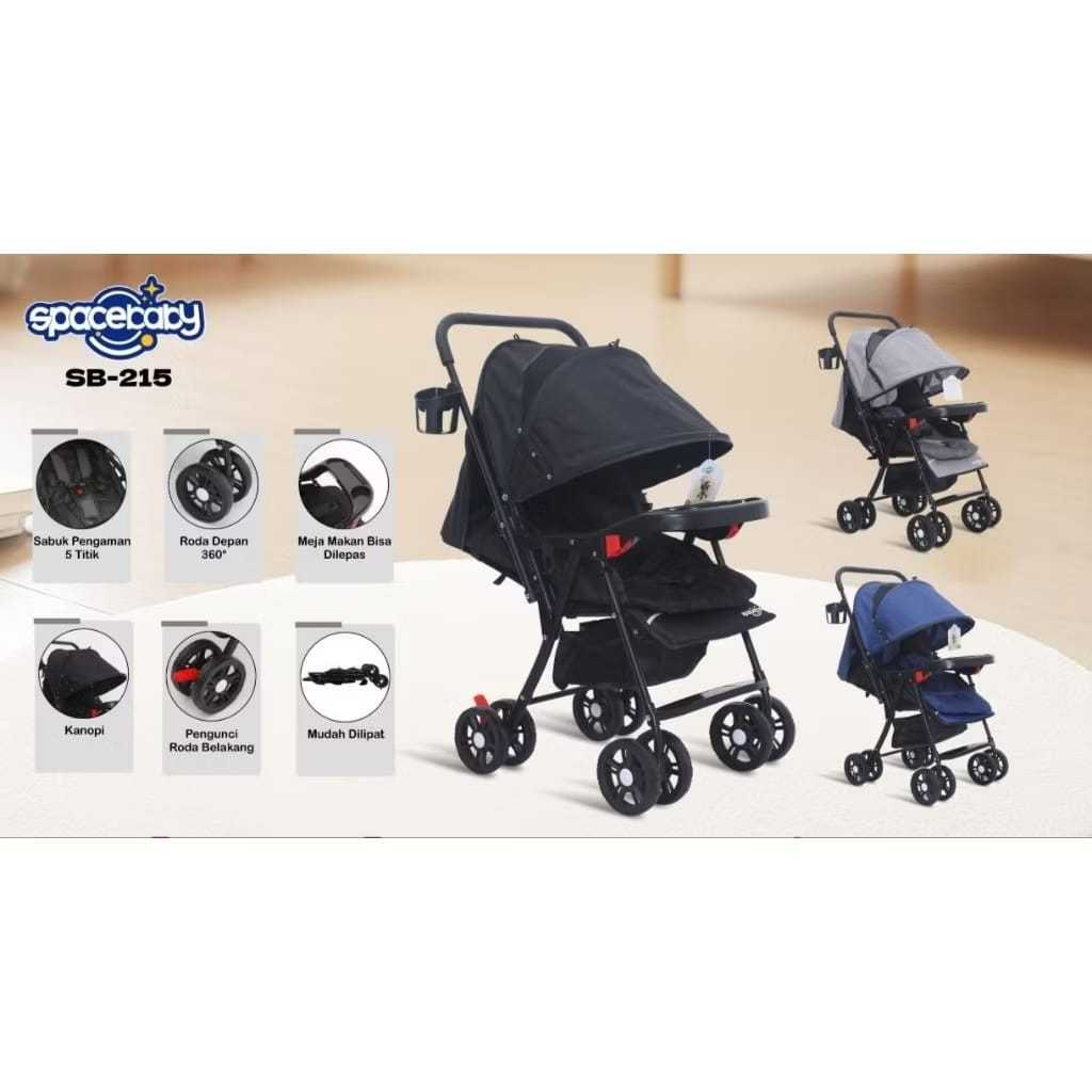 Stroller Space Baby SB215 - SB214 - SB204 - SB319Q / Stroller Dua Arah