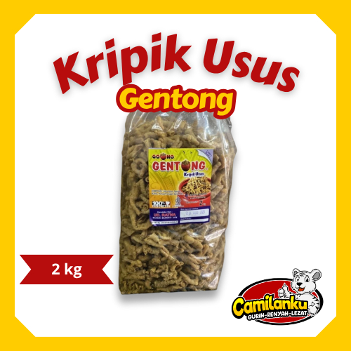 KRIPIK USUS GENTONG 250GR. 500GR. 1KG. 2KG